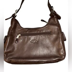Arkansas Razorbacks brown Leather Purse from Canyon Outback leather goods